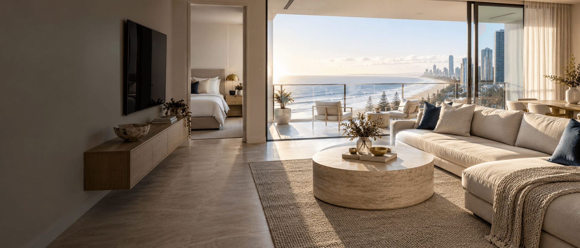 Immaculate premium interior representing commercial cleaning on the Gold Coast